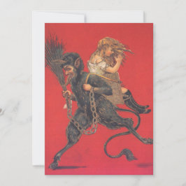 Krampus secuestrando niña