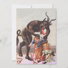 Krampus secuestrando niños