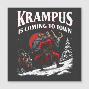Krampus viene a la ciudad Krampus Navidad