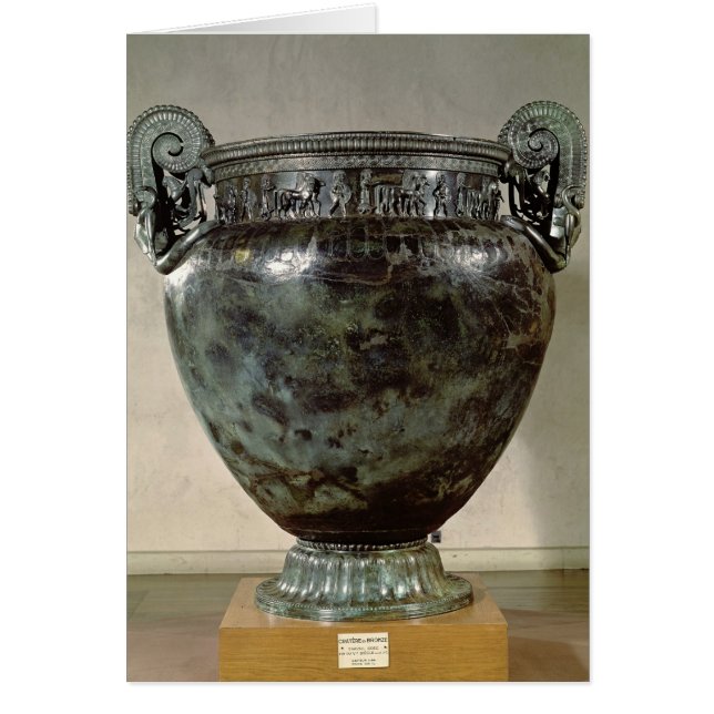 Krater, de la tumba de una princesa de Vix (Frente)