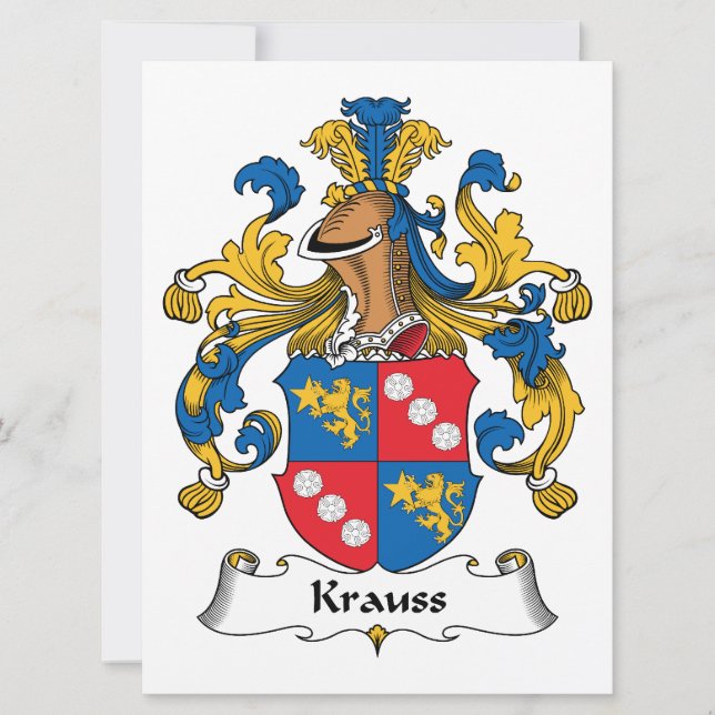 Krauss Family Crest (Anverso)