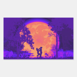 Krav Maga Defensa de la rodilla Pegatina de la lun