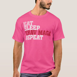 Krav Maga Regalo de camiseta Krav Maga Comer Dormi