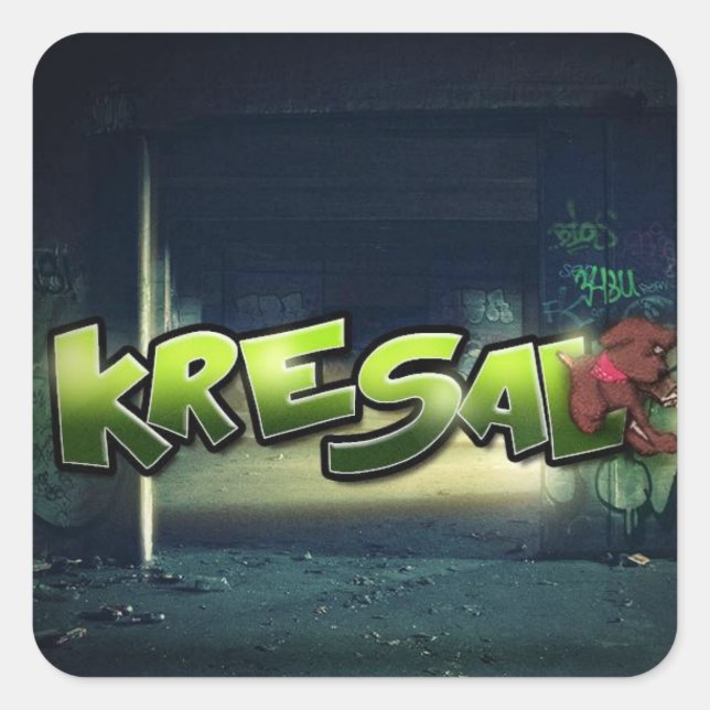 Kresal, el Pegatina de Mixtape oficial (Anverso)