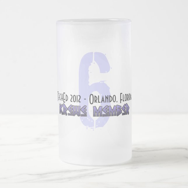 Krewe oficial TechEd 2012 "6" taza de cerveza (Centro)