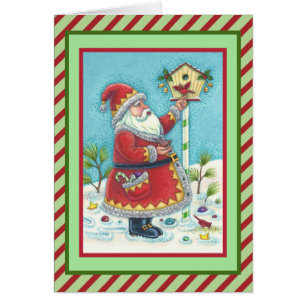 KRIS KRINGLE Y NAVIDADES CARDINALES GRANDES TARJET