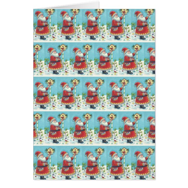 KRIS KRINGLE Y NAVIDADES CARDINALES GRANDES TARJET (Frente)