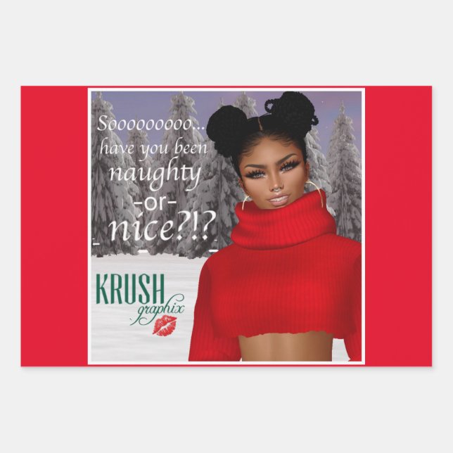 Krush Graphix de Ahsek Novel Papel de Regalo 1 (Anverso)
