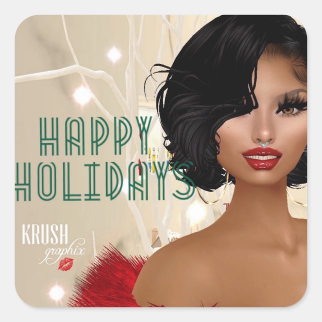 Krush Graphix por Ahsek Novel Pegatina 58 (Anverso)