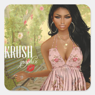 Krush Graphix por Pegatinas de la novela Ahsek 54