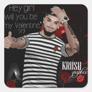 Krush Graphix por Pegatinas de la novela Ahsek 59