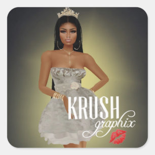 Krush Graphix por Pegatinas de noticias Ahsek 10