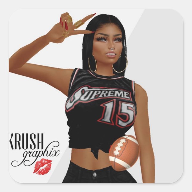 Krush Graphix por Pegatinas de noticias Ahsek 21 (Anverso)