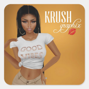 Krush Graphix por Pegatinas de noticias Ahsek 29