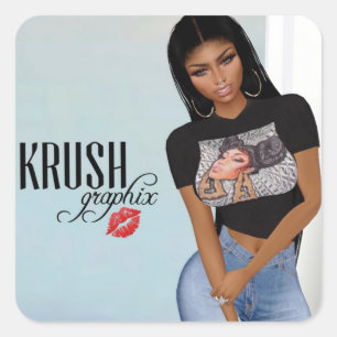Krush Graphix por Pegatinas de noticias Ahsek 32