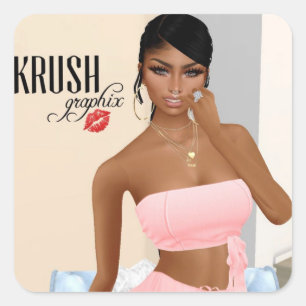 Krush Graphix por Pegatinas de noticias Ahsek 33