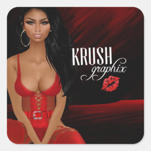 Krush Graphix por Pegatinas de noticias Ahsek 35