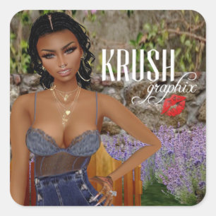 Krush Graphix por Pegatinas de noticias Ahsek 38