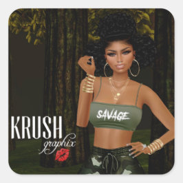 Krush Graphix por Pegatinas de noticias Ahsek 41