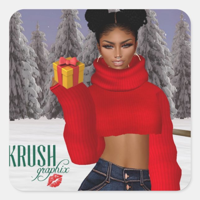 Krush Graphix por Pegatinas de noticias Ahsek 48 (Anverso)