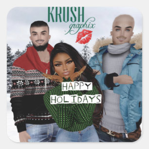 Krush Graphix por Pegatinas de noticias Ahsek 58