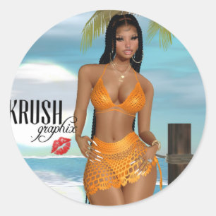 Krush Graphix por Pegatinas de noticias Ahsek 61