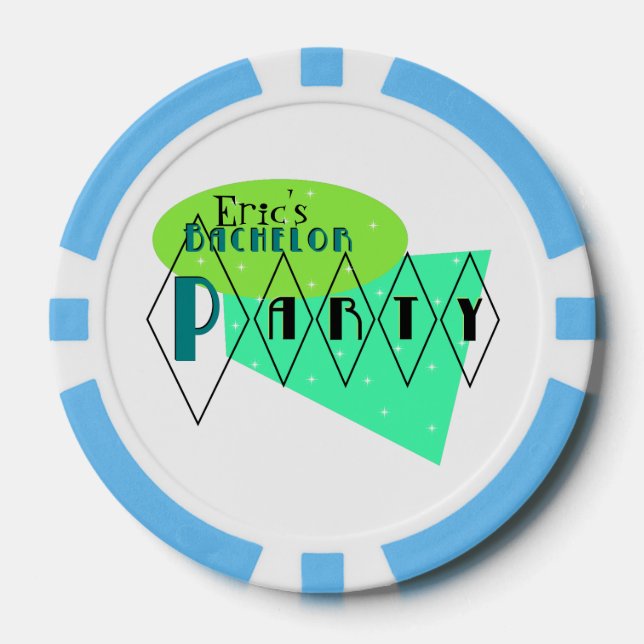 KRW diseña fichas de póquer para un soltero retro (Anverso)