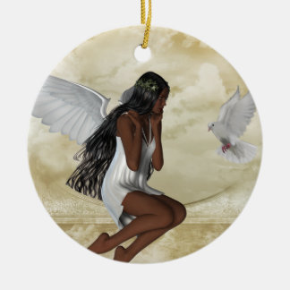 KRW el ángel y el ornamento inspirador de la