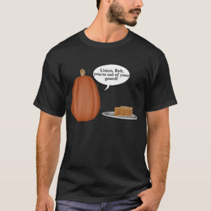 KRW fuera de su camiseta divertida de la calabaza