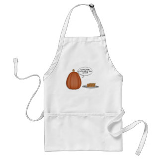 KRW fuera de su delantal divertido de la calabaza