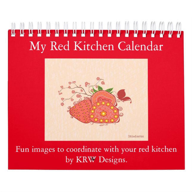 KRW mi calendario rojo de la cocina (Tapa)