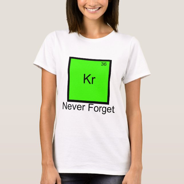 Krypton: Nunca Olvides Camiseta de Pun Elemento (Anverso)