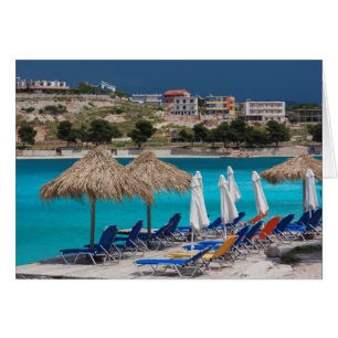 Ksamil, ciudad frente a la playa