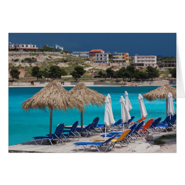 Ksamil, frente a la playa del pueblo (Anverso (Horizontal))