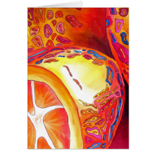 Kumquats naranja cítrico acuarela arte