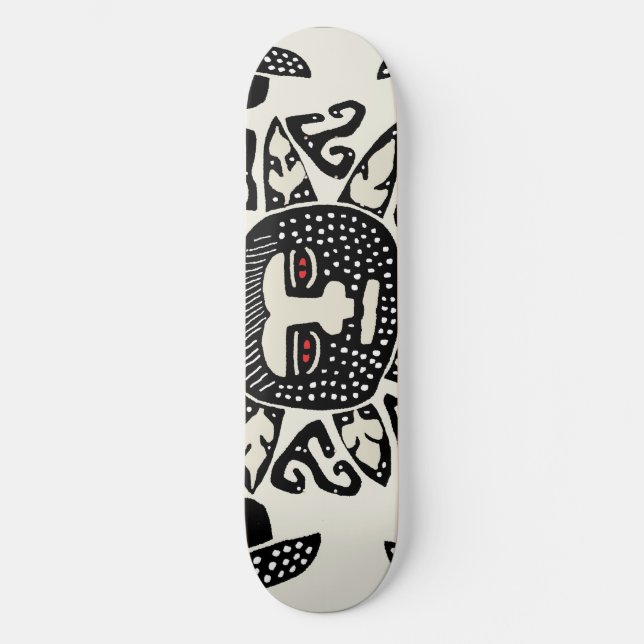 Kuna Indian Sun Universe Skateboard (Anverso)