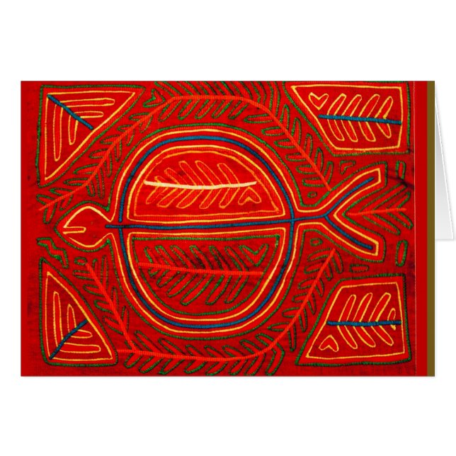 Kuna Mola Stingray (Anverso (Horizontal))