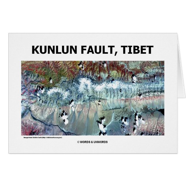 Kunlun Fault Tibet (Anverso (Horizontal))