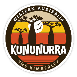 Kununurra, Pegatina de Australia Occidental