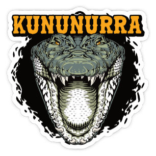 Kununurra, Pegatina de cocodrilos de Australia Occ