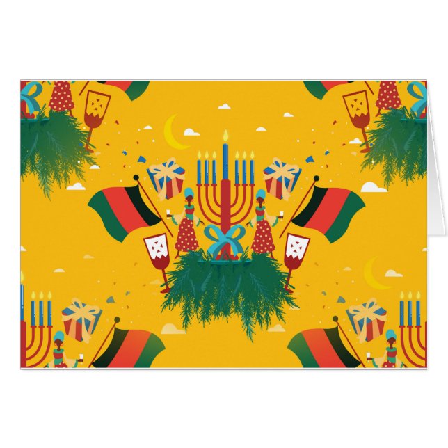 kwanzaa amarilla (Anverso (Horizontal))