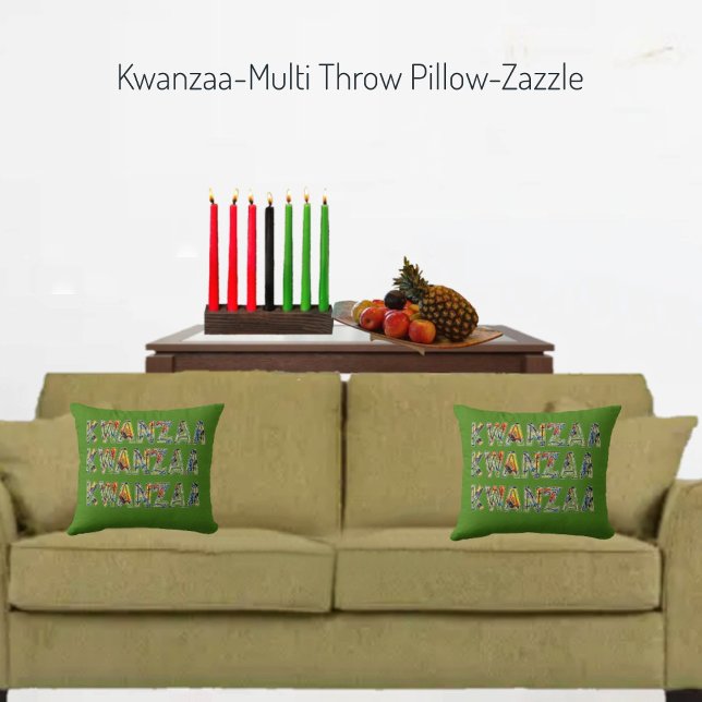 Kwanzaa - Cojín decorativo múltiple (Subido por el creador)