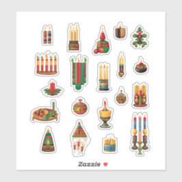 Kwanzaa diseña Pegatinas de vinilo de corte Person