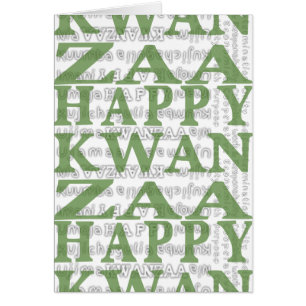 Kwanzaa feliz moderna