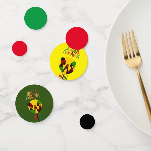 Kwanzaa Table Confetti Decorations (Grupo)