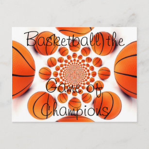 Postales Yo Amor Baloncesto - Tarjetas postales 