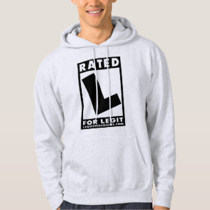 L clasificado sudadera con capucha