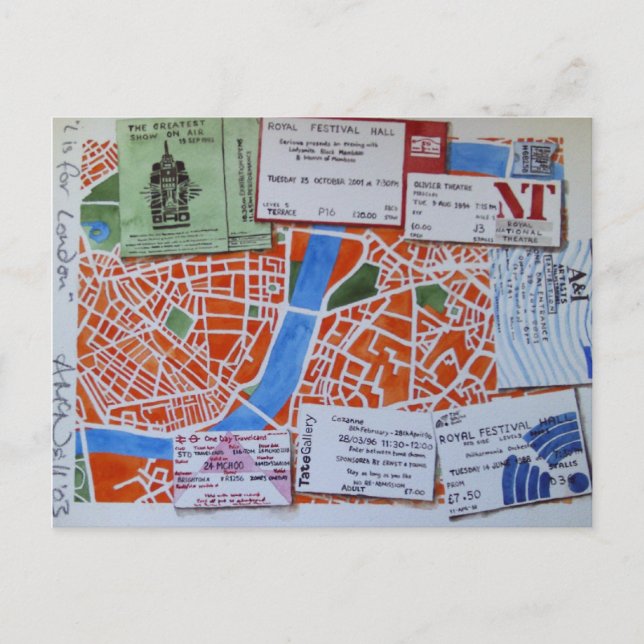 L es para la postal de Londres (Anverso)