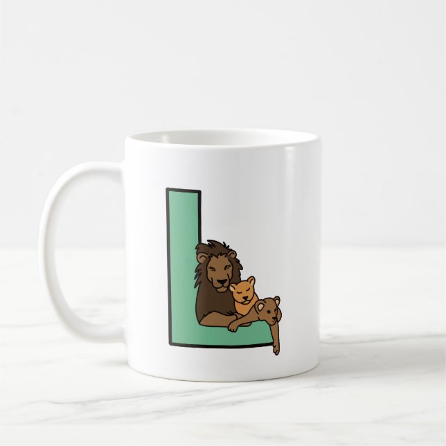 L es para... una taza personalizada. (Izquierda)