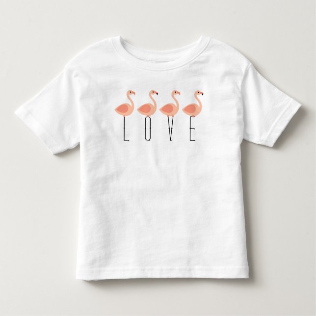 L-O-V-E esos Flamingos - Camiseta de novedad Flami (Anverso)